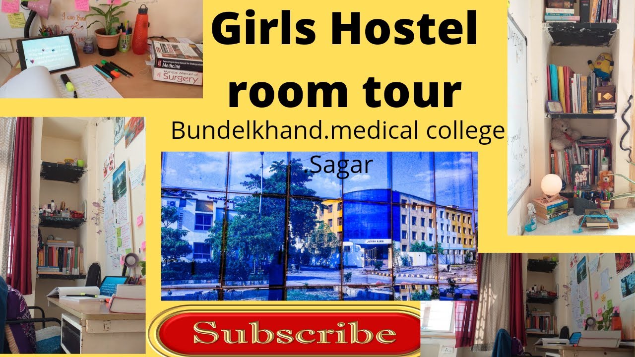 Girls hostel room tour/Bundelkhand medical college/ Sagar Madhya Pradesh/BMC sagar