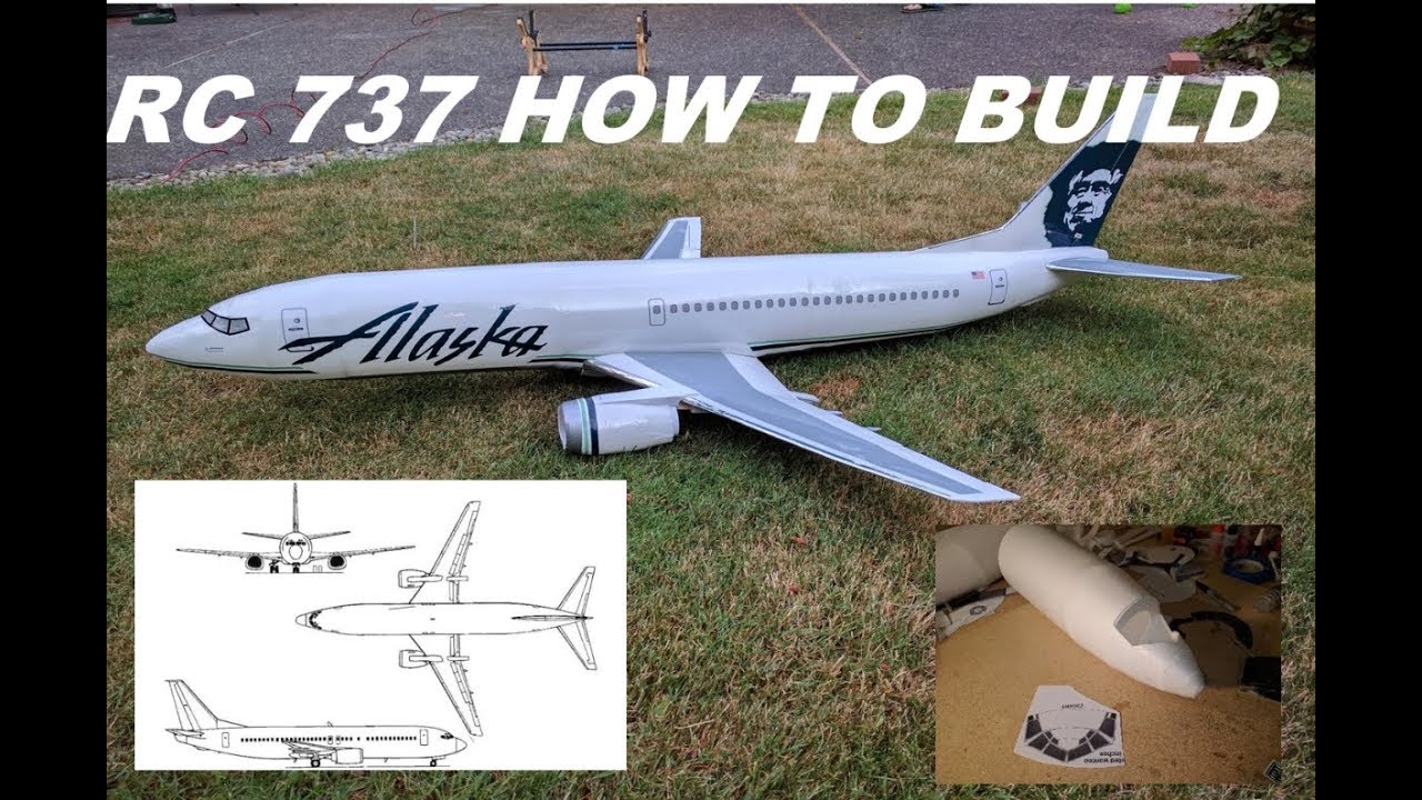 Depron 737-400 Boeing Build *HOW TO BUILD AN RC AIRLINER* from Scratch with Foam