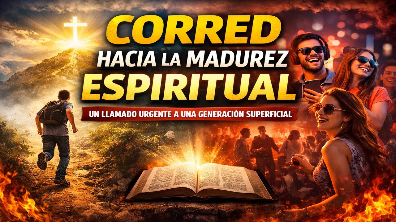 Corred hacia la madurez espiritual: un llamado urgente a una generaci&oacute;n superficial