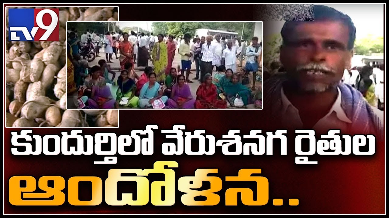 Groundnut farmers stage road blockade - TV9
