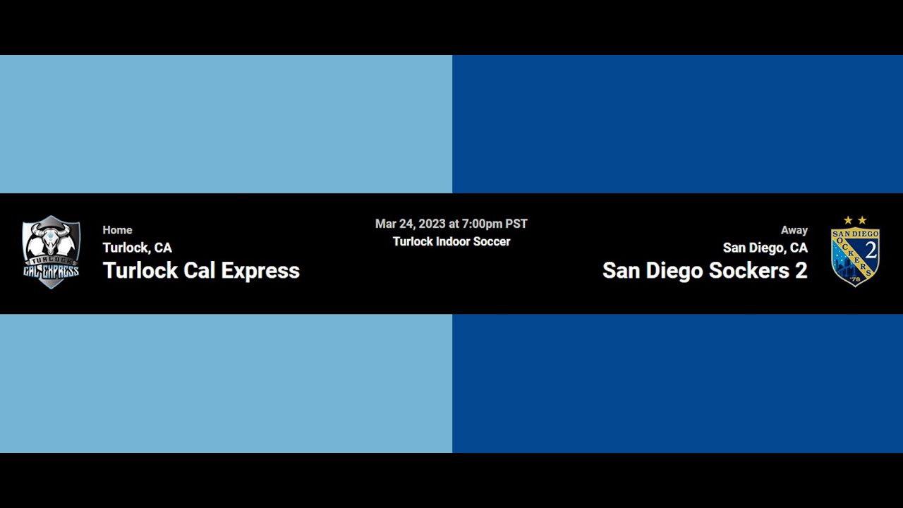 Turlock Cal Express vs San Diego Sockers 2