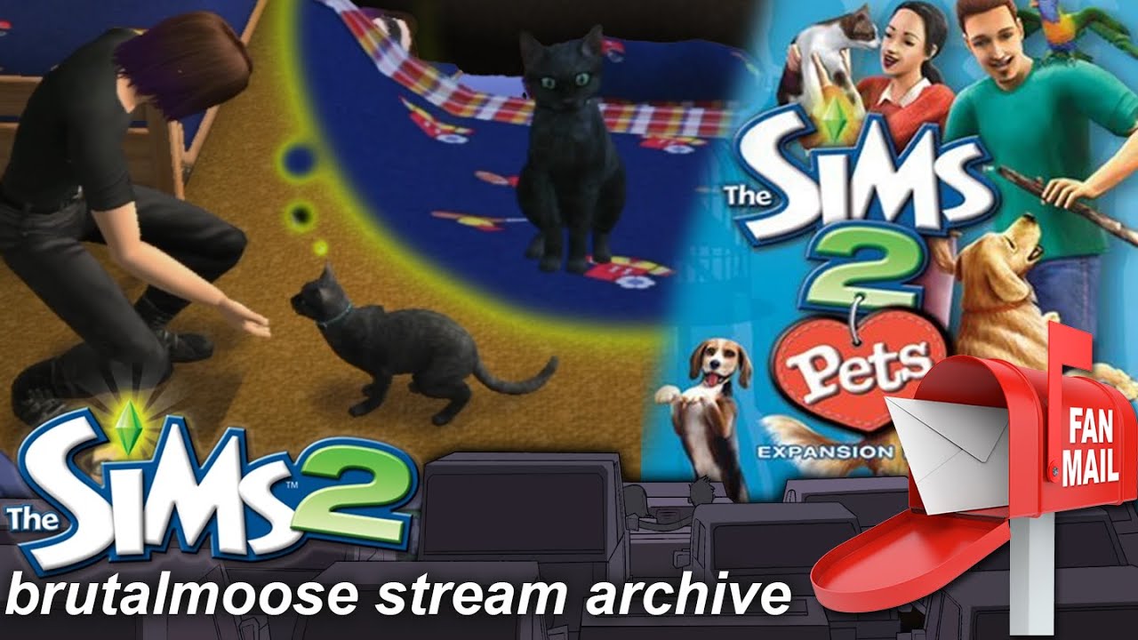 my cat is in the game now | Sims 2