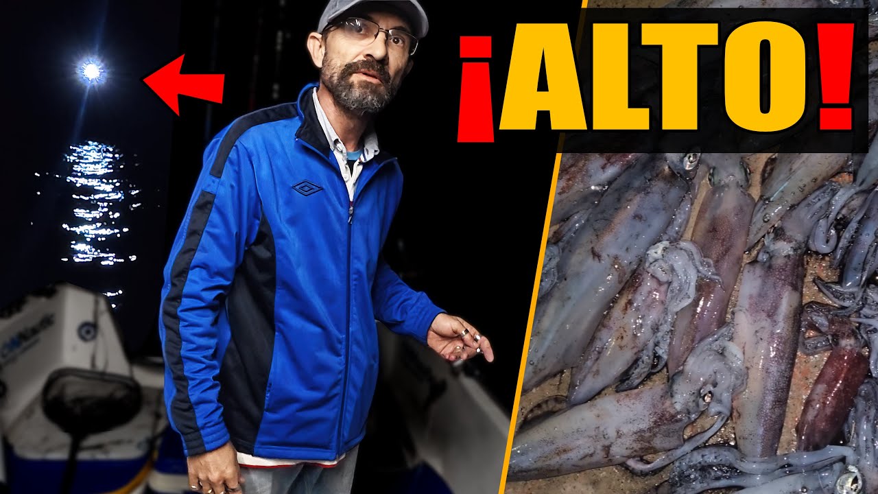 Pescamos CALAMARES MASIVOS hasta que.. &iexcl;NOS DAN EL ALTO! &iquest;Nos Multan?  🙈🦑 - Jurel Ramon 191