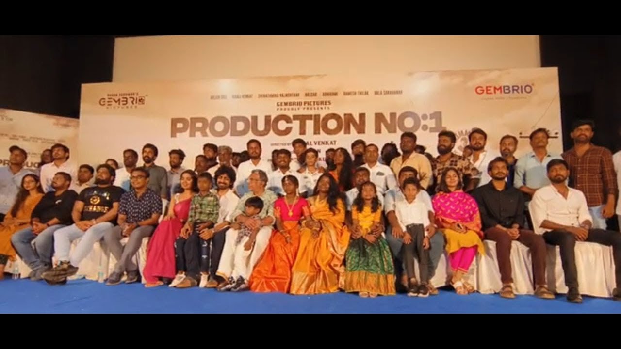 Arjun Dass,Nassar,Shivathmika,Kaali Venkat at Gem Brio Pictures Movie Launch #nassar #arjundass