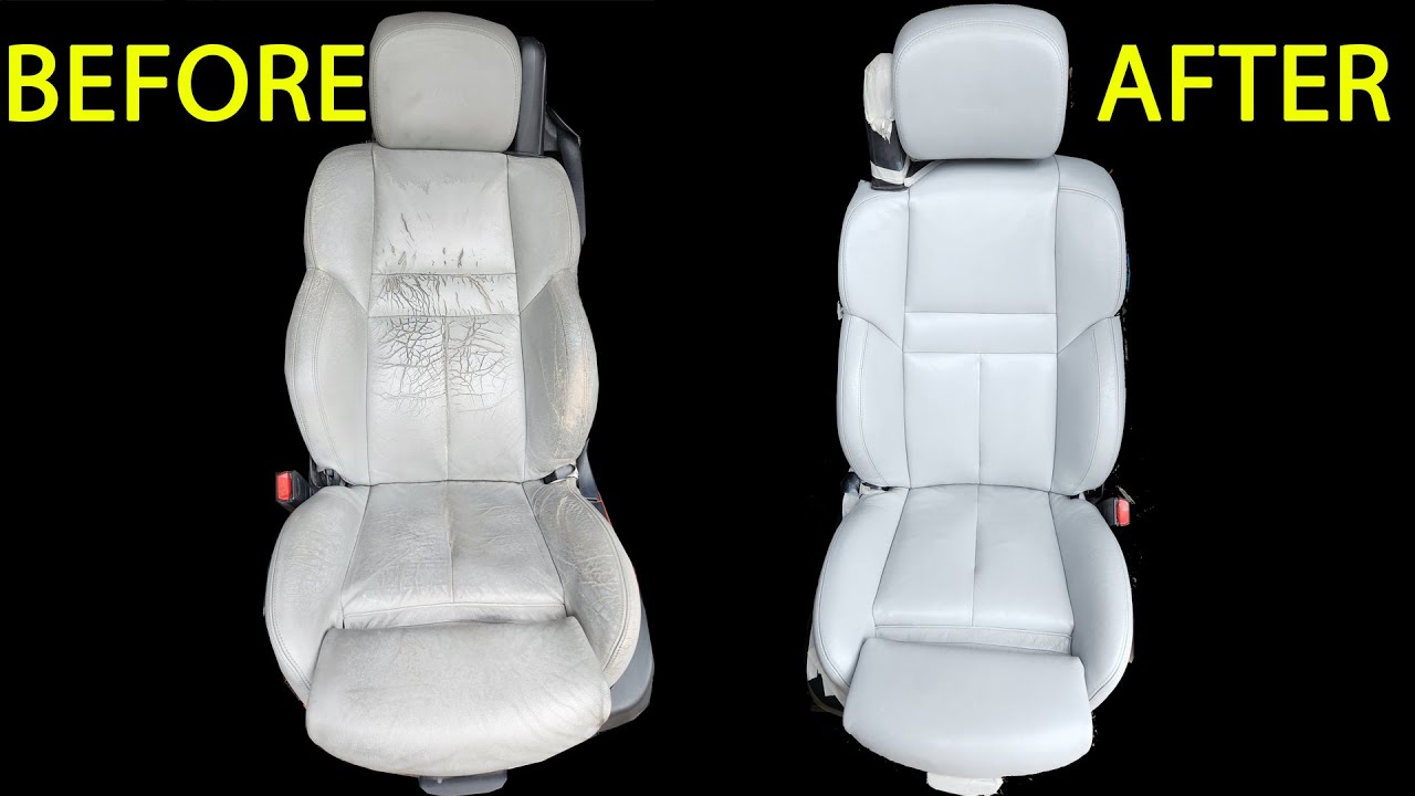 How to restore worn out & cracked BMW Merino leather seats & plastic trim for 100€