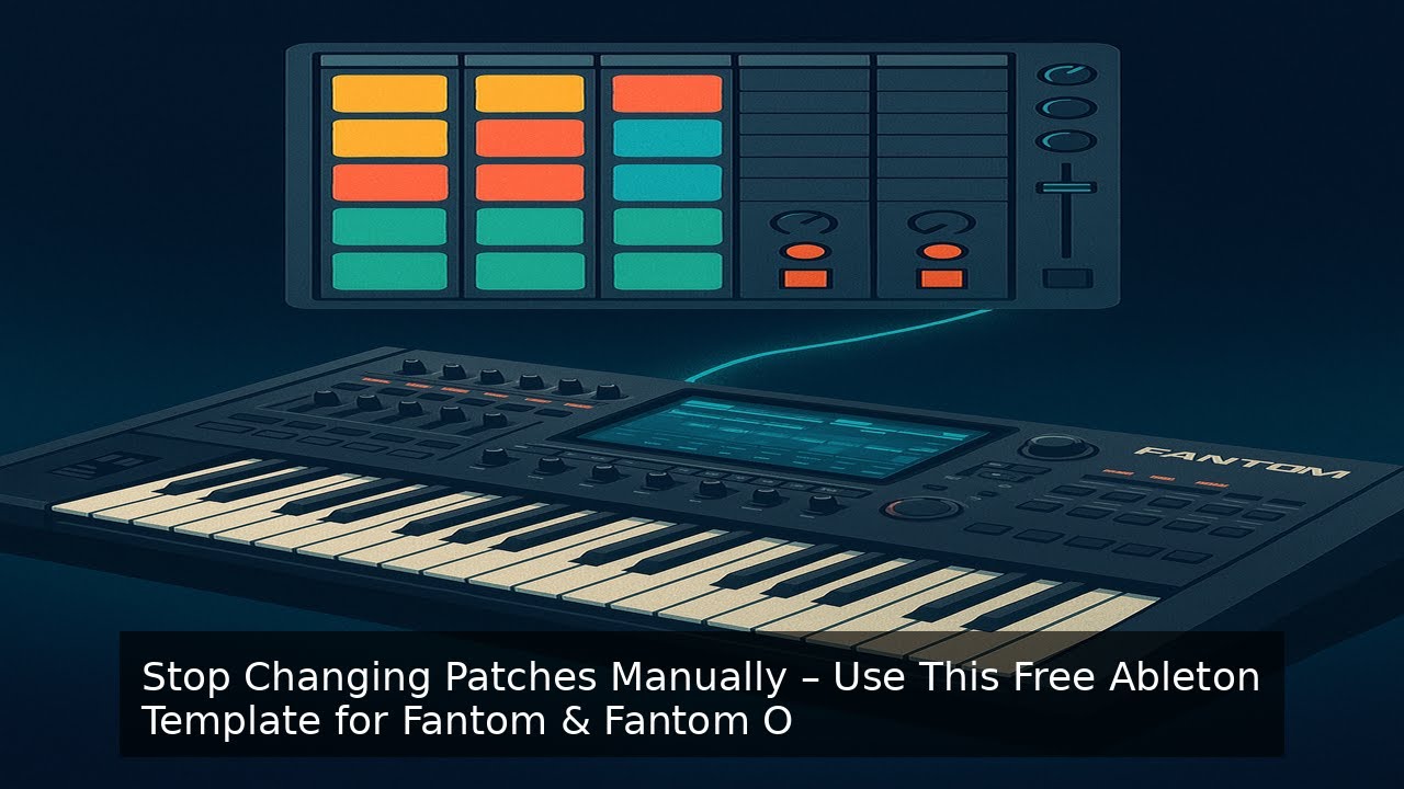 Stop Changing Patches Manually – Use This Free Ableton Template for Fantom & Fantom O