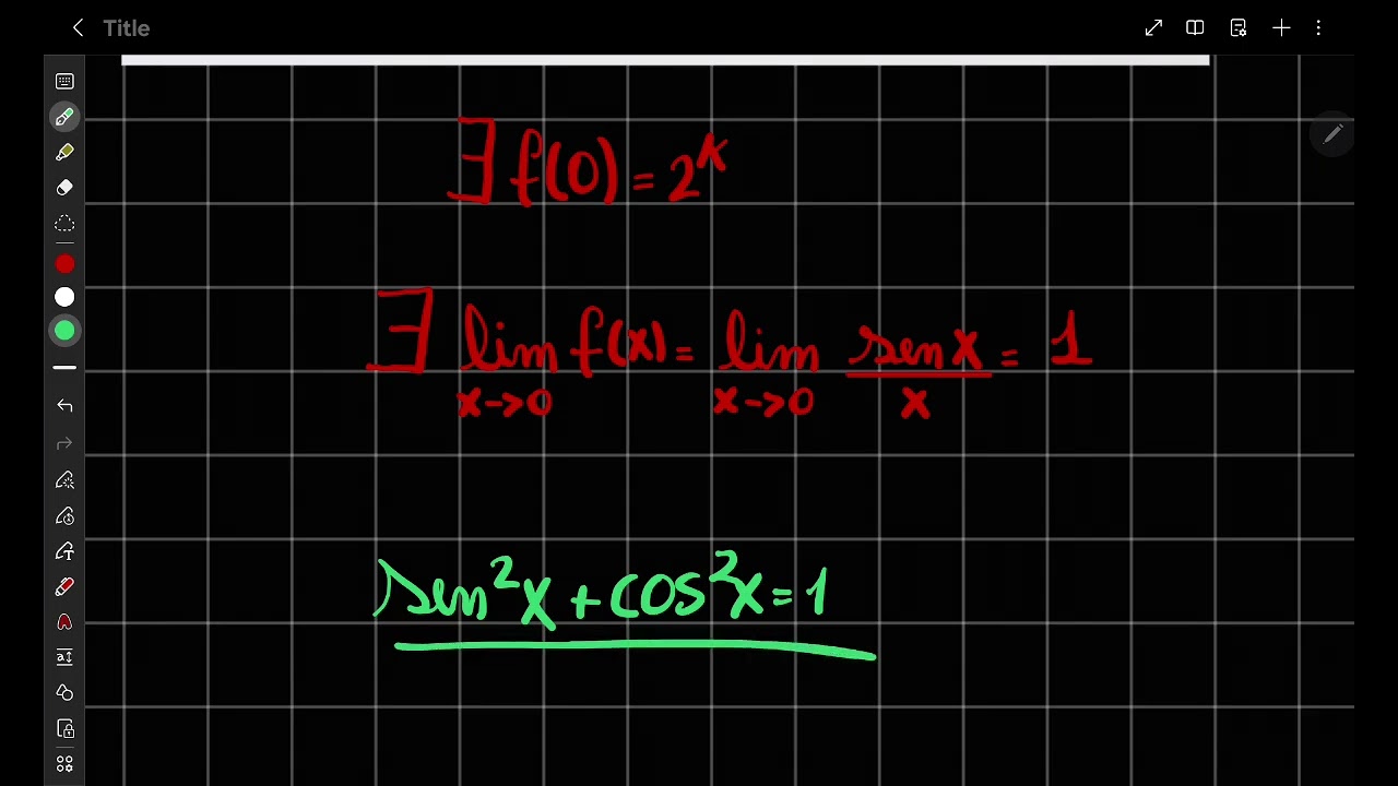 Limites Contínuos - Questão importantíssima para começo - Limath