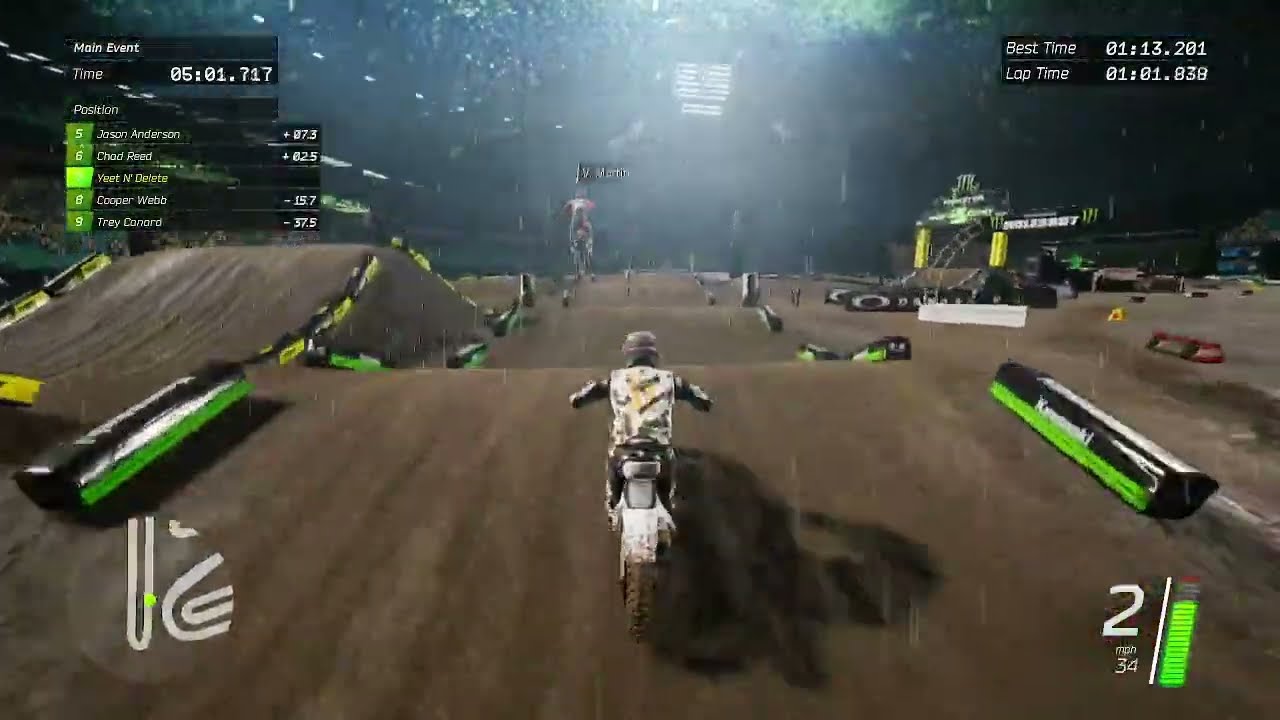 Rainy opener on the 450 Career