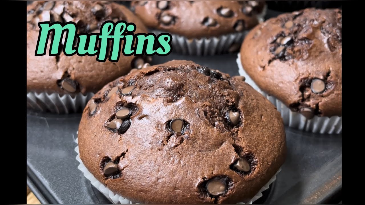 Muffinsالموفنيز بالشوكولاتة  ببيضتين خفاف باسهل طريقة وبمقادير موجودة في كل بيت بنتهم خيالية😍🇩🇿🇩🇿🇩🇿