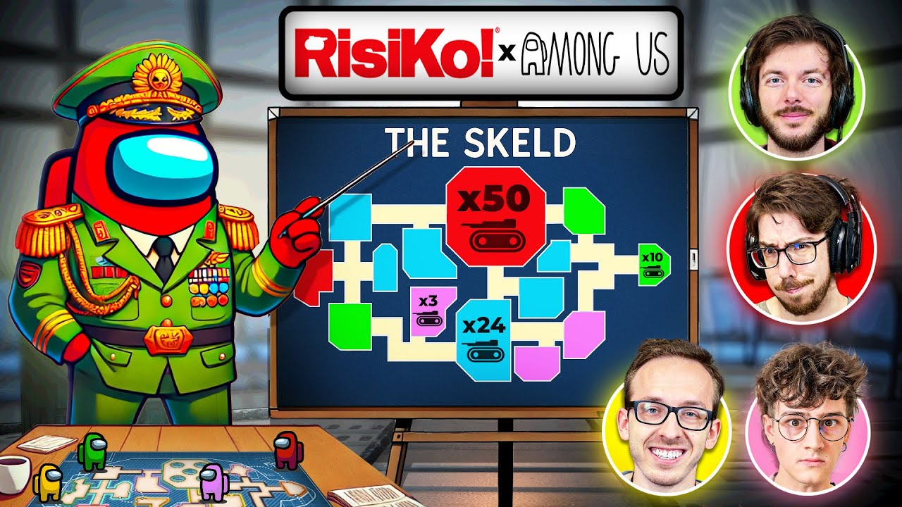 RISIKO... ma con la mappa di AMONG US! - Serata Risiko