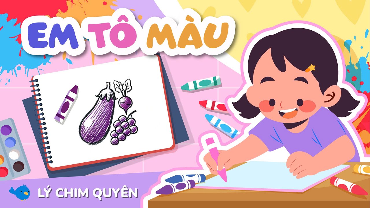 EM T&Ocirc; M&Agrave;U / L&Yacute; SẮC M&Agrave;U || L&Yacute; EM B&Eacute; - Ca Nhạc Thiếu Nhi Vui Nhộn