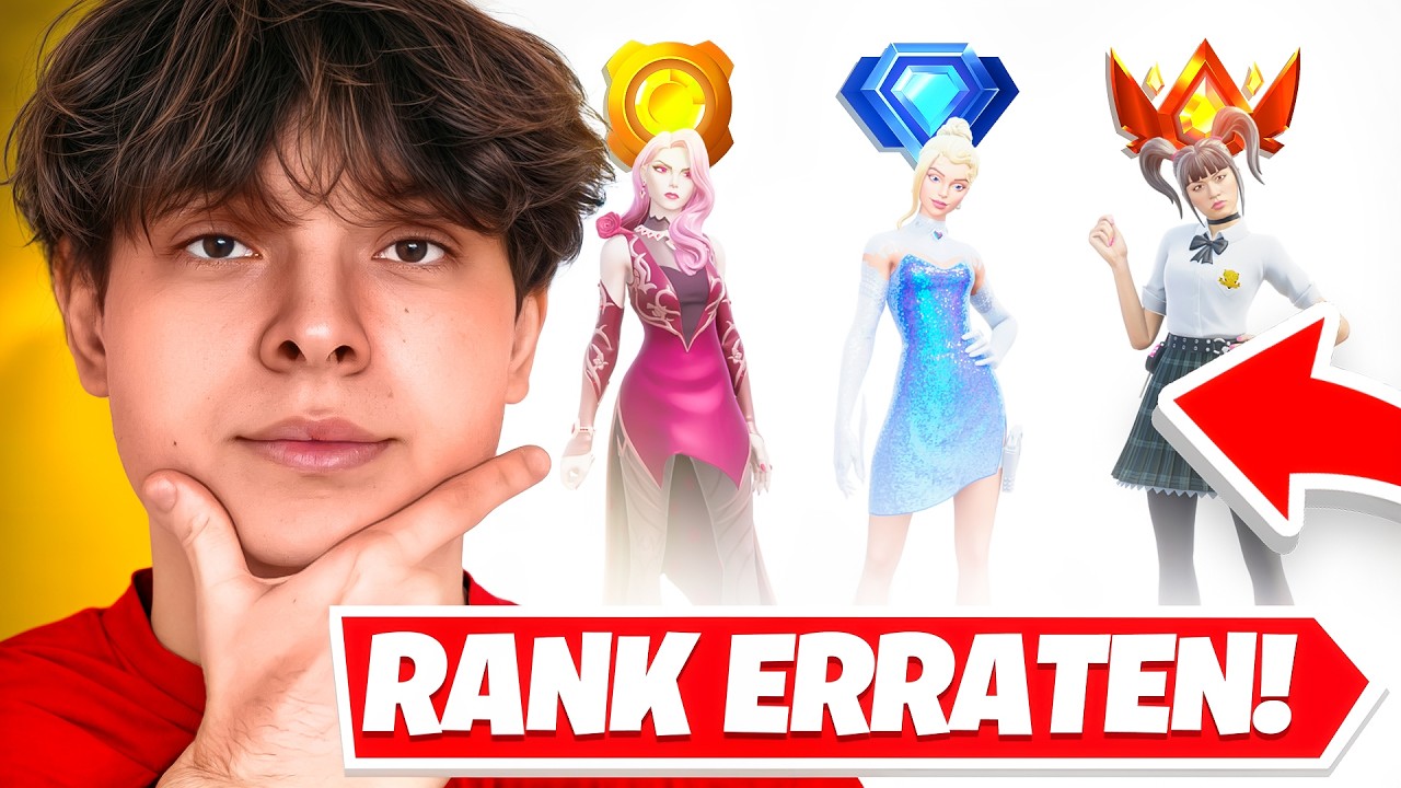 ICH ERRATE DEN FORTNITE RANK MEINER ZUSCHAUER! 😎 (zu einfach)