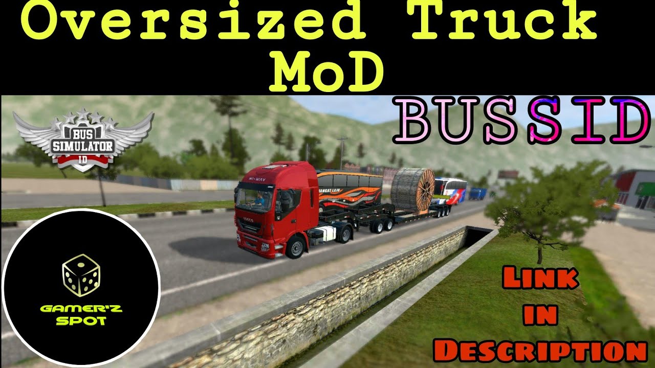 Oversized Trailer Truck New Mod || Oversized Truck MOD for BUSSID || Download now