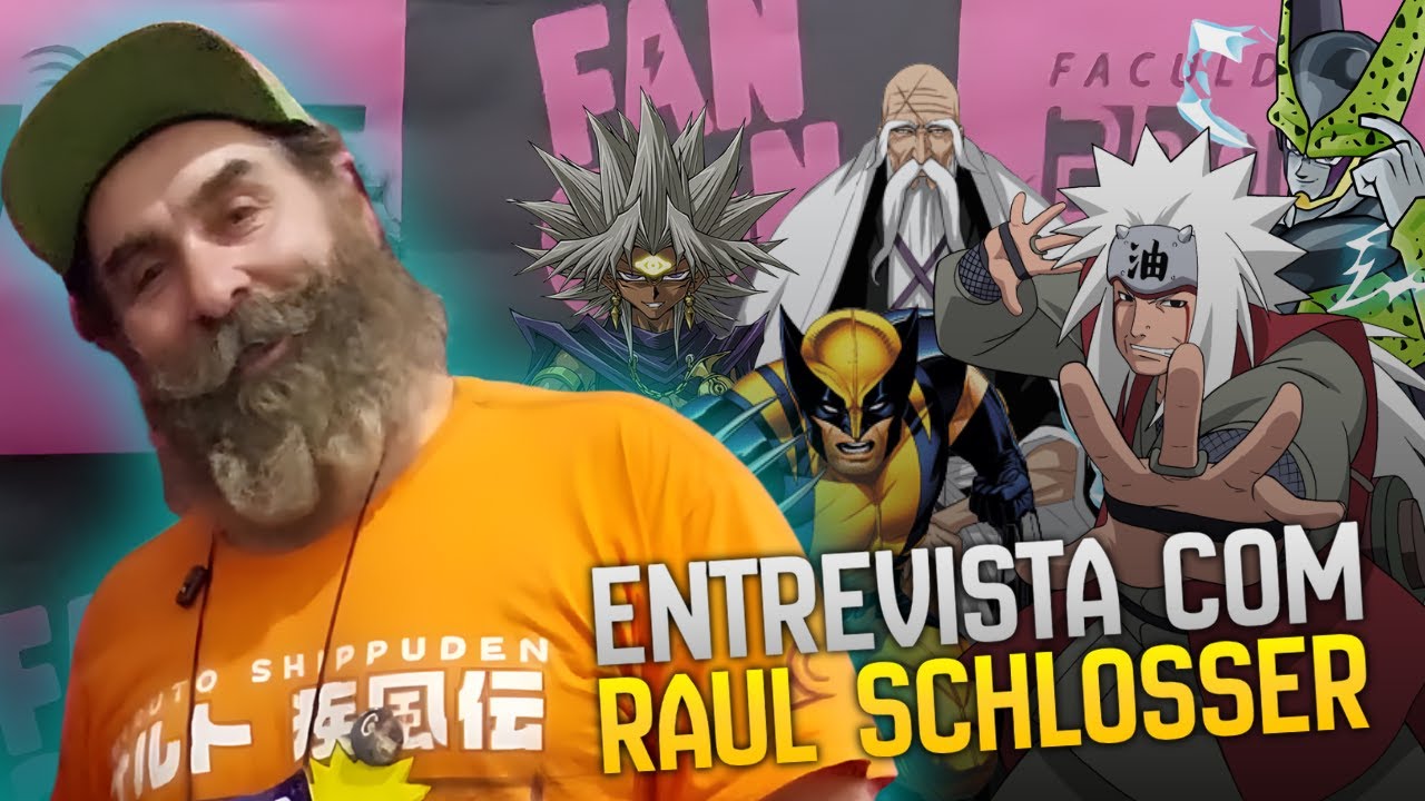 COMO É DUBLAR JIRAIYA? Entrevista Exclusiva com @Raul Schlosser Dublador na FANCON!
