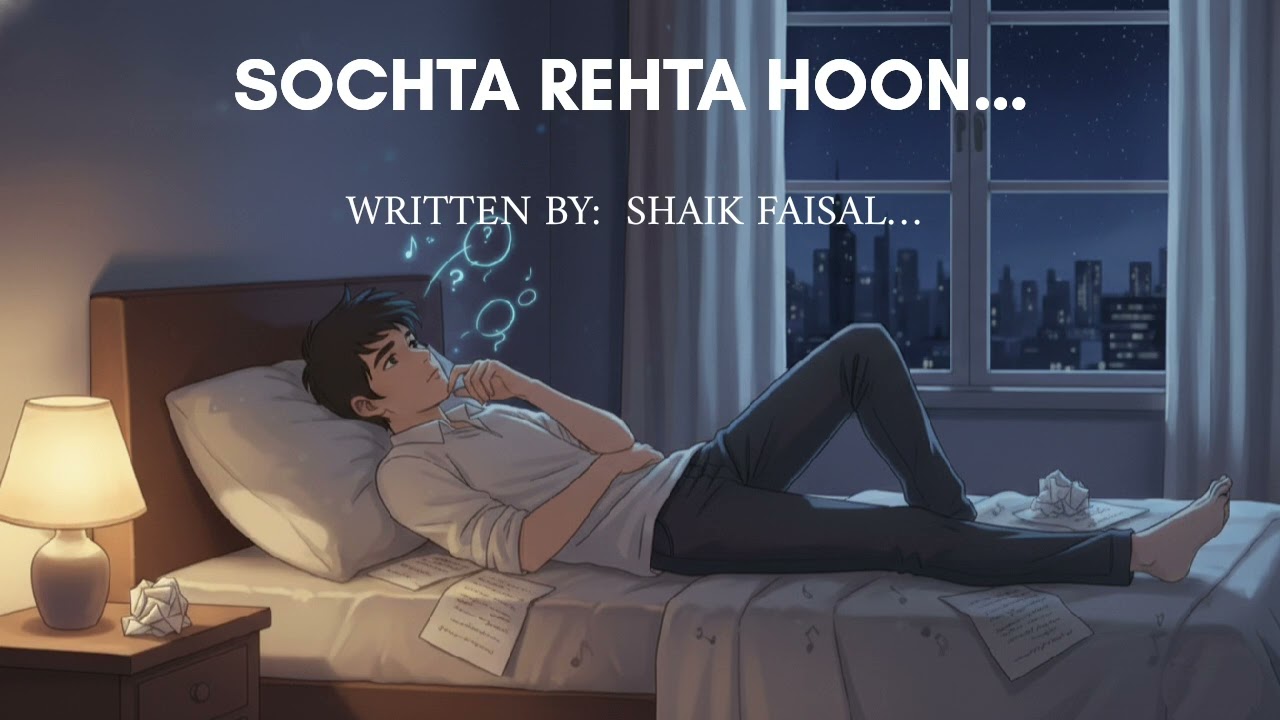 Sochta rehta hoon…🧠 /  🖋️ Written by:  Shaik Faisal… 