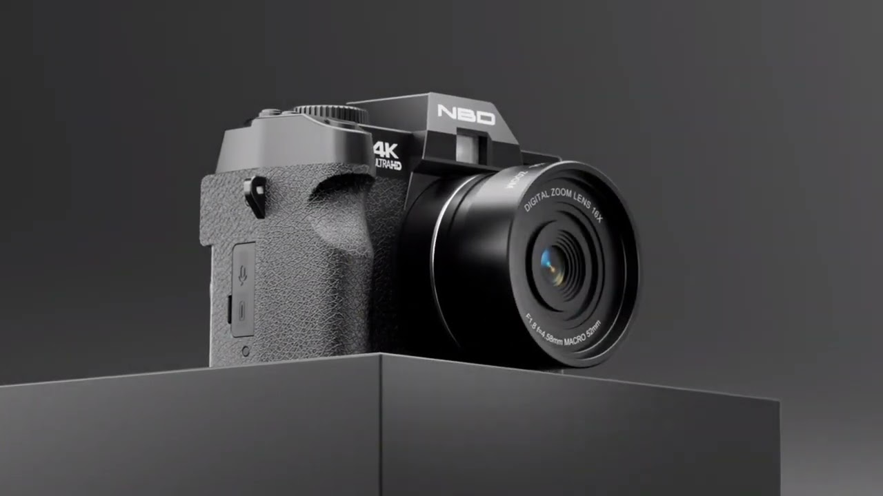 NBD 8K Digital Cameras for Photography,64MP Camara Fotograficas,Travel Vlogging Cameras for YouTube
