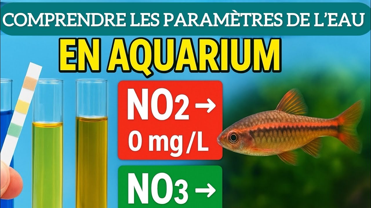 Comprendre les paramètres d'eau en aquarium (facilement)