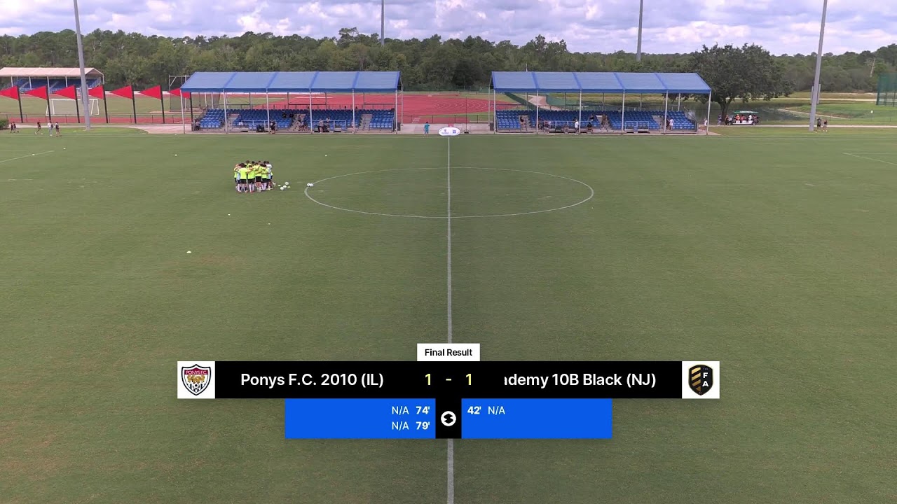 15U Boys - Field 18 - Ponys FC vs. The Football Academy NJ - 9:30 AM - 07/23/2025