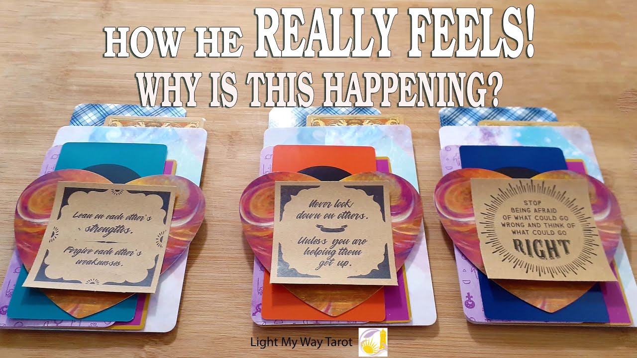 WHY IS THIS HAPPENING/How he REALLY FEELS/What he THINKS/Pick a card/Love TwinFlame??/Synchronicity
