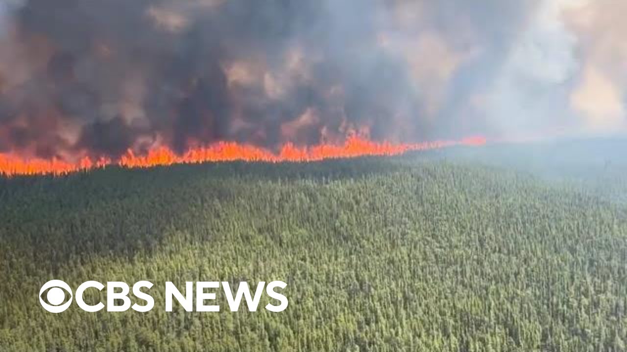 Videos, satellite images capture Canada wildfires raging across provinces