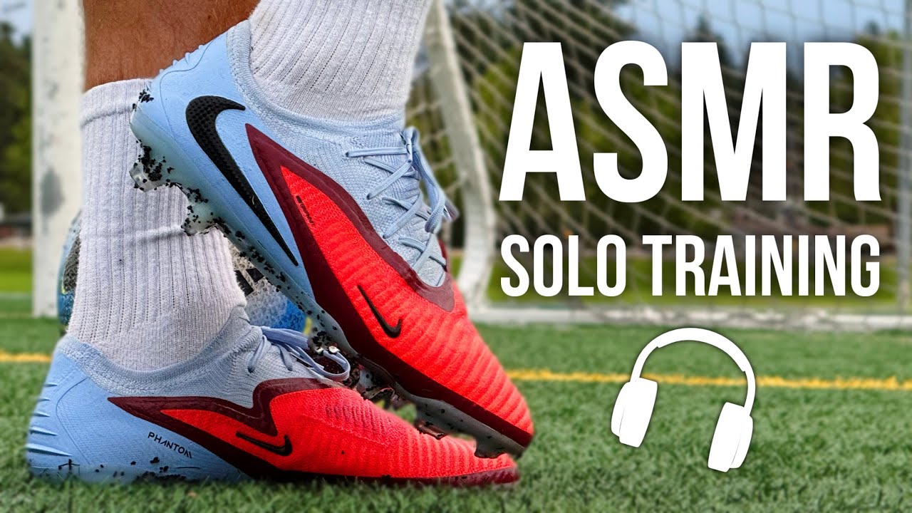 ASMR Solo Training Session For Soccer / Football In Nike Phantom 6