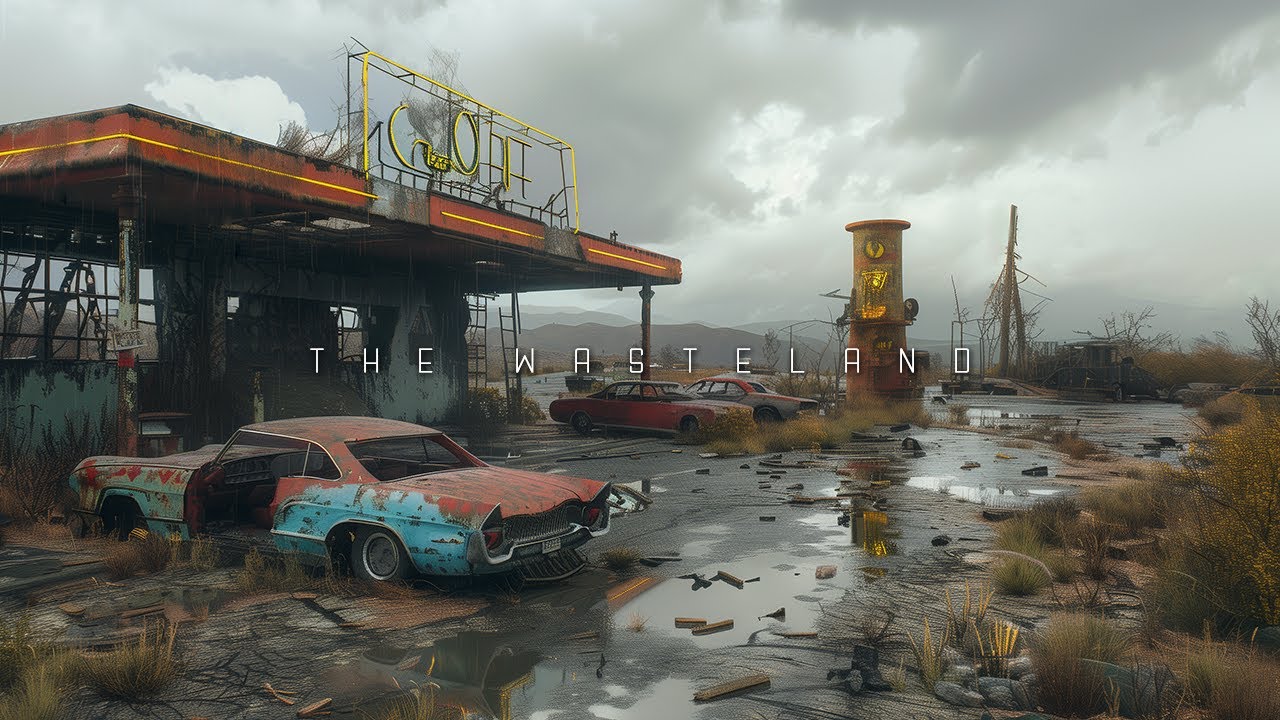 The Wasteland | Fallout inspired Dark Cinematic Ambient Music (1 Hour)