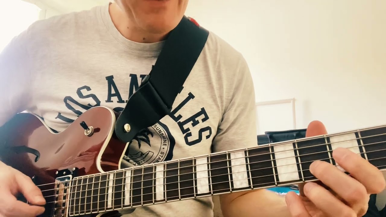 Windows jazz guitar improvisation on Gretsch sreamliner 