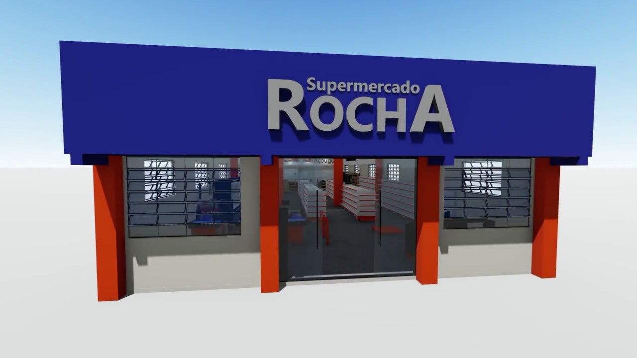 Projeto Supermercado Rocha - Paraná - ProjeMarket Projetos e Equipamentos.