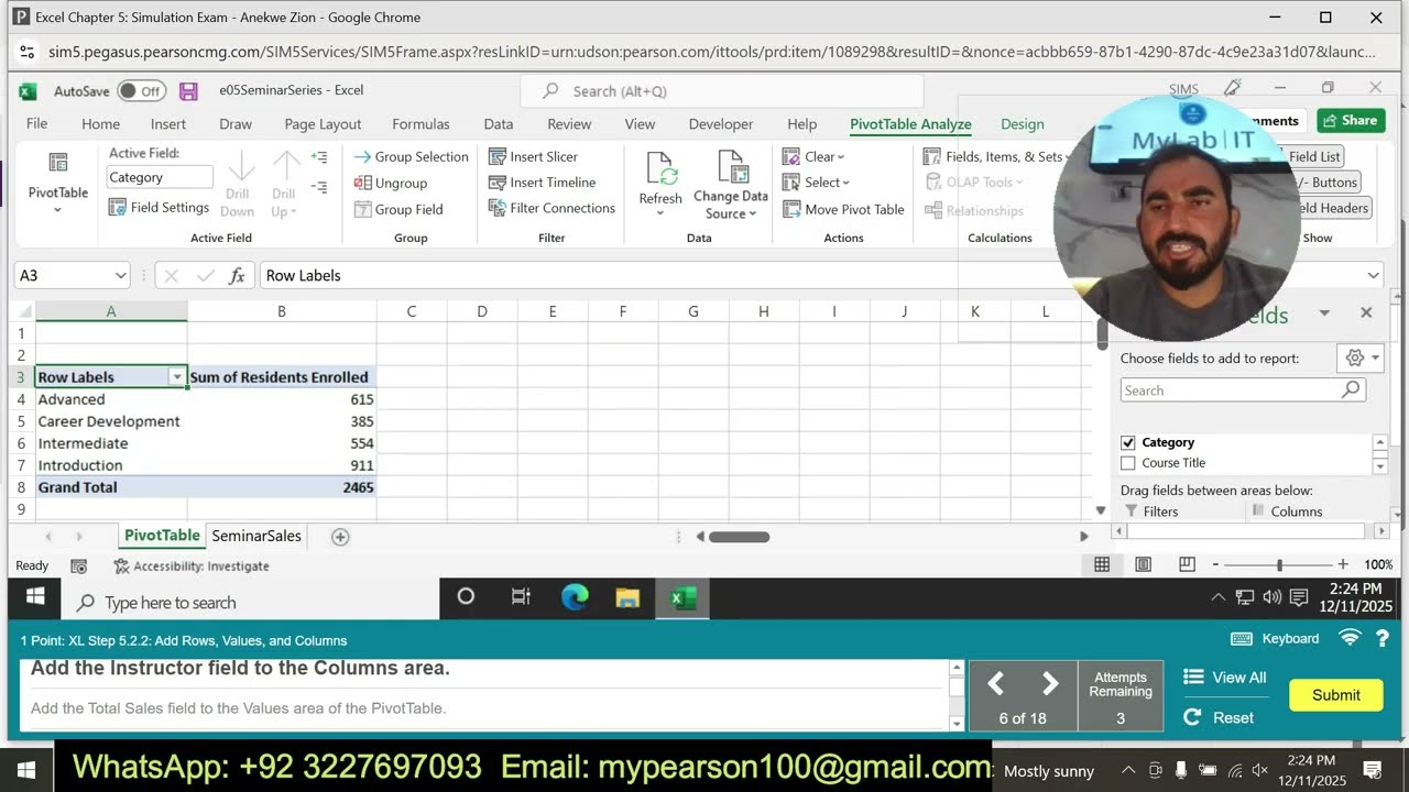 Excel Chapter 5 Simulation Exam/Chapter 5 Simulation Exam/Excel Ch05 Simulation Exam #ch05#exam