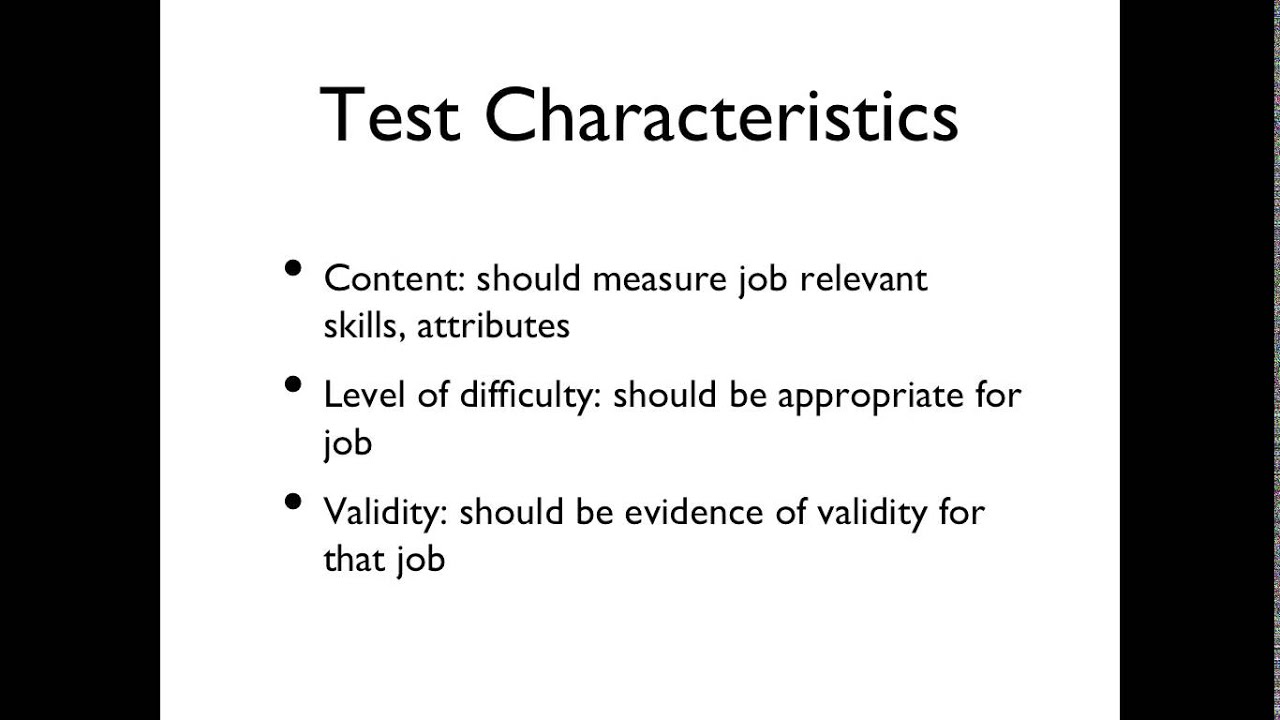 Test Fairness 7PS003 Part 1 Dr P Smith-Lee Chong