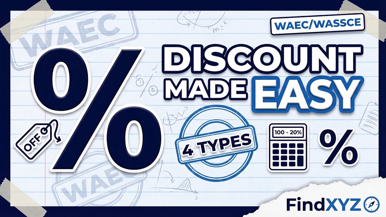 Discount Made Easy: 4 Types You Must Know (WAEC/WASSCE)