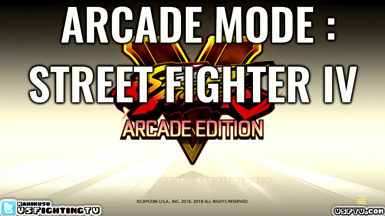 SFV: ARCADE EDITION - Street Fighter IV Chara. Select Screen Theme