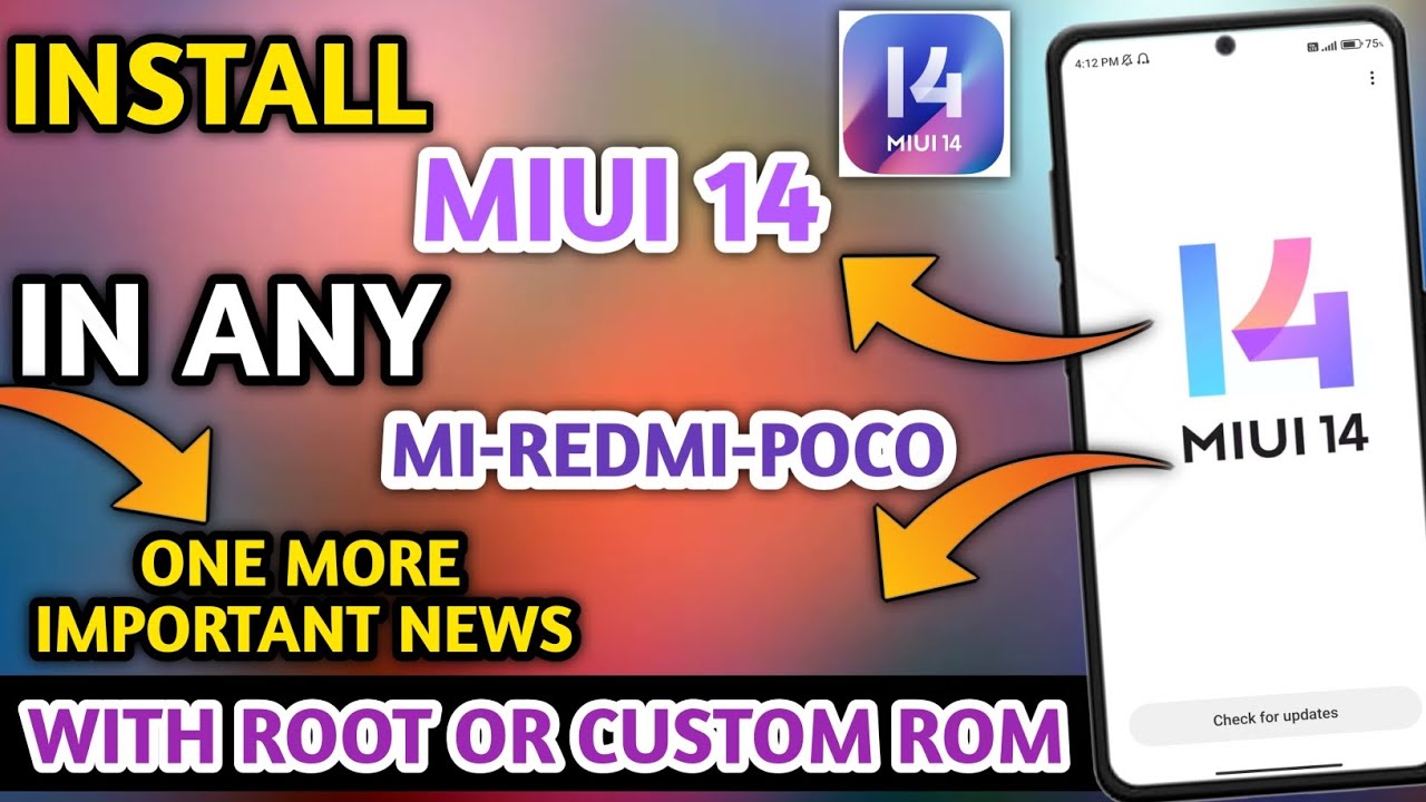 🇮🇳 Install Miui 14 No Twrp, No Root | Convert Your Device To Miui 14 | Miui 12.5/Miui 13 To Miui 14