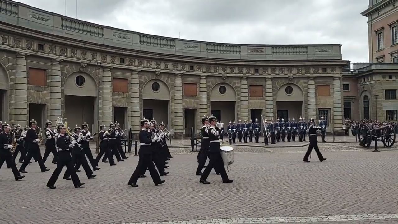 Swedish Royal Guard Change on August 19th 2025