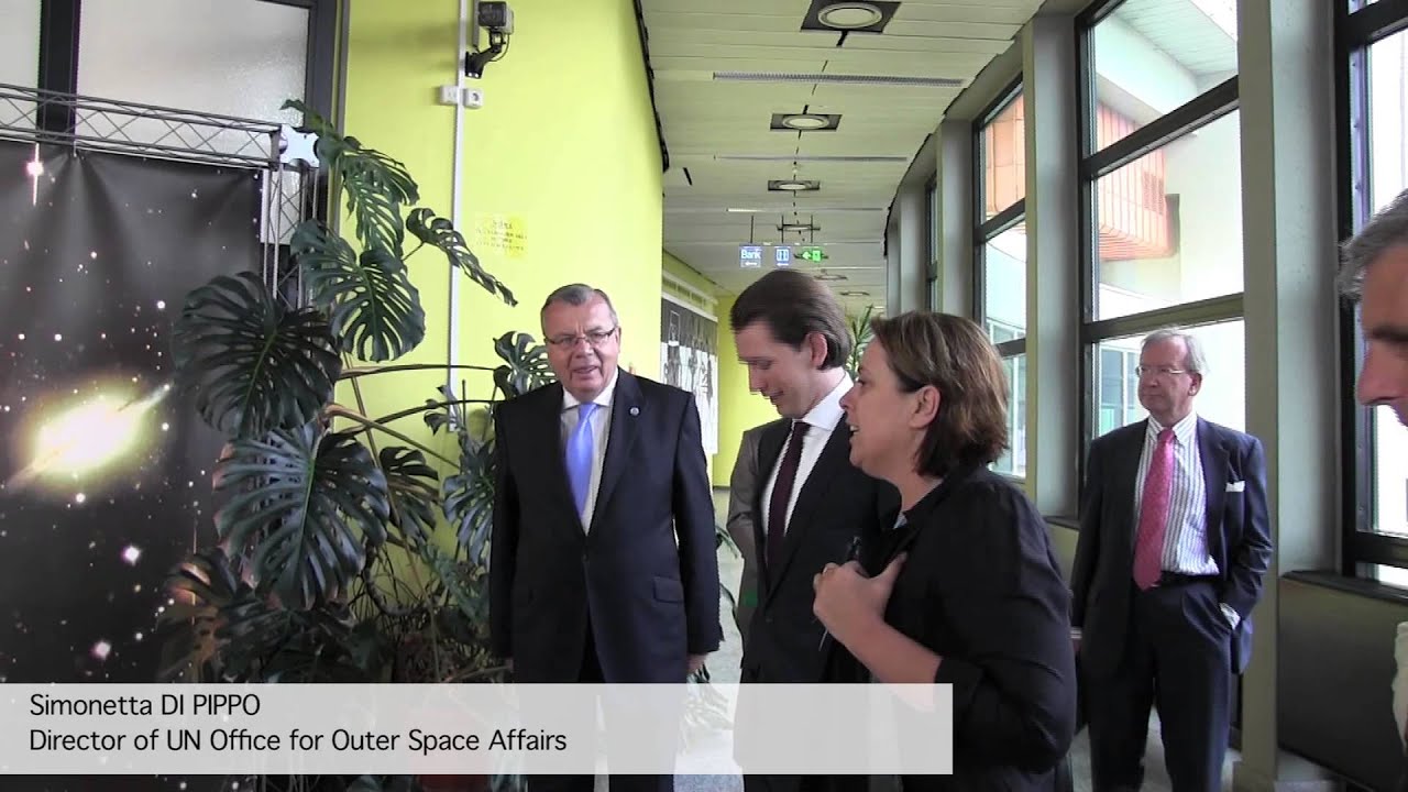 Sebastian Kurz visiting Vienna International Centre