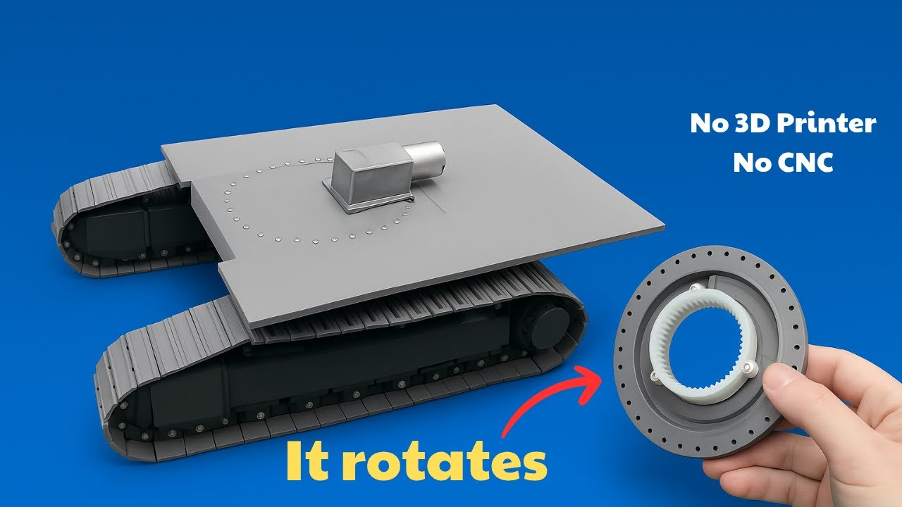Even Mechanical Engineers Will Be Shocked By This PVC Turntable Hack!
