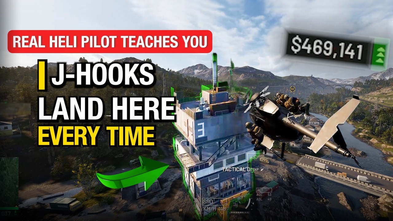 REAL PILOT Teaches J-HOOKS - Helicopter Tutorial WARDOGS