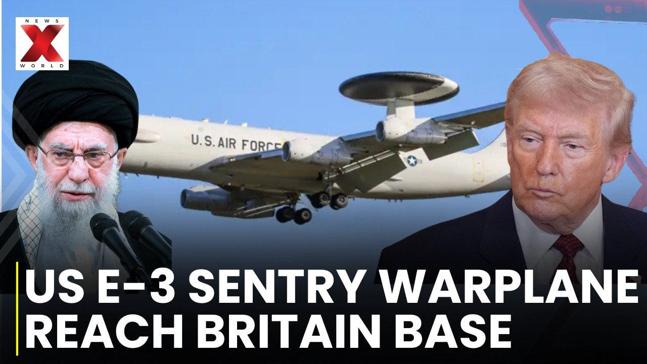 US Deploys ‘Eyes of the Fleet’ AWACS to Europe Amid Iran Tensions | NewsX World