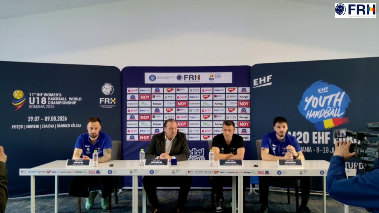 Conferinta de presa Romania - Turcia / 2027 IHF Men's World Championship