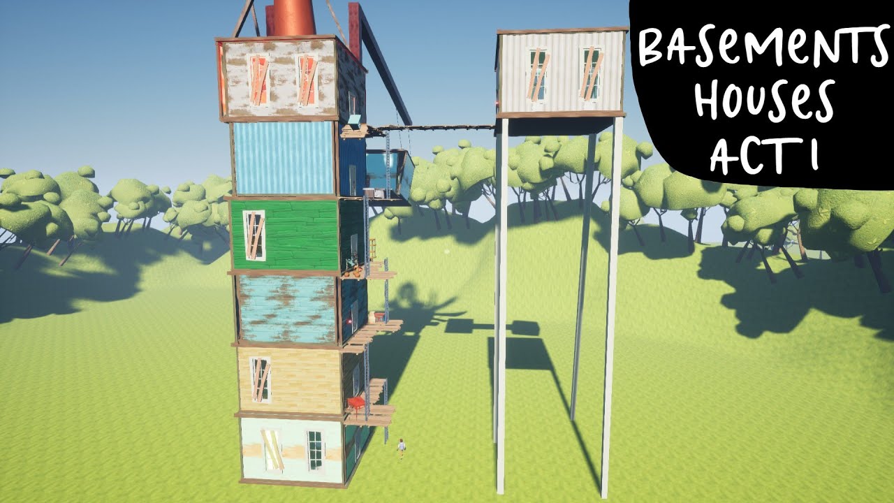 Basements Houses ACT1 - Hello Neighbor Steam Workshop