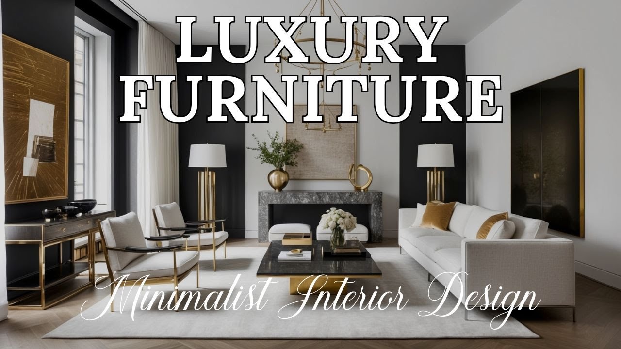 Combining Minimalist Interior Design with Luxury Furniture & Art of Focal Decor