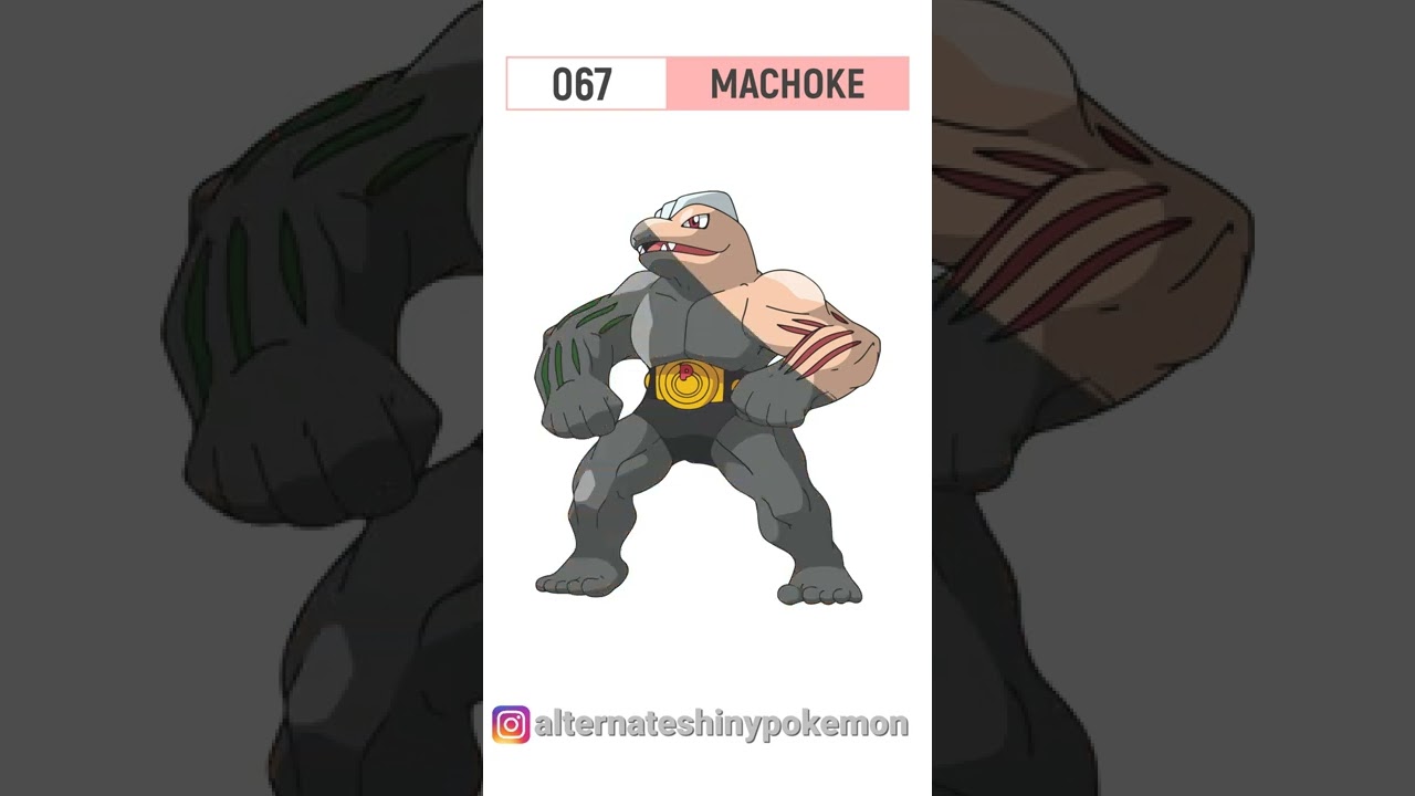 067 - ✨Machoke✨| Alternate Shiny Pokémon 