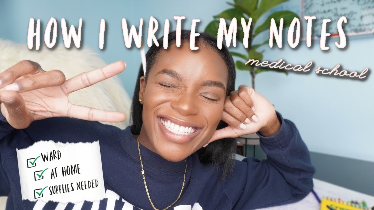 SIMPLE WAYS TO MAKE NOTES IN MEDICAL SCHOOL | How I Write my Notes + My must-have stationary