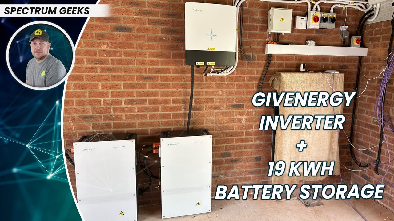 GivEnergy Hybrid Inverter and Battery Installed // Part 3 New Build Solar // 19kWh Battery Storage