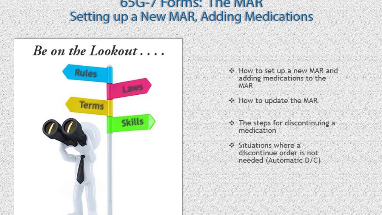 The MAR - Part 1:  Setting up a new MAR and Adding Medications