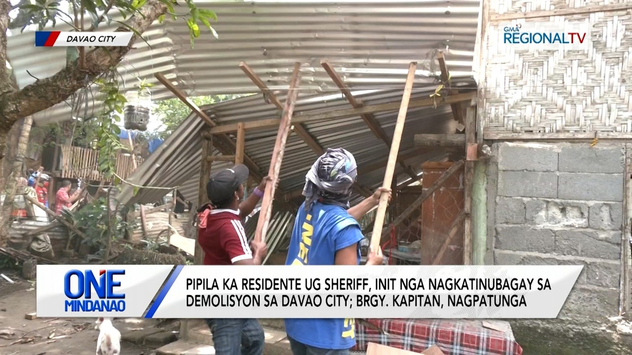 Tensyonado nga demolisyon sa Davao City | One Mindanao