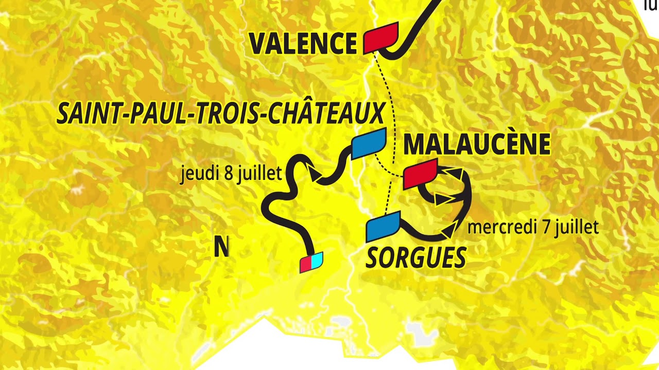 Parcours du Tour de France 2021