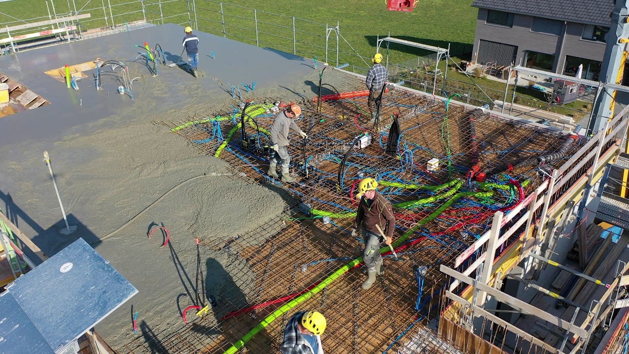 Kropf Baut: Baufortschritt Mehrfamilienhaus Sonnenpanorama. 02.04.2020