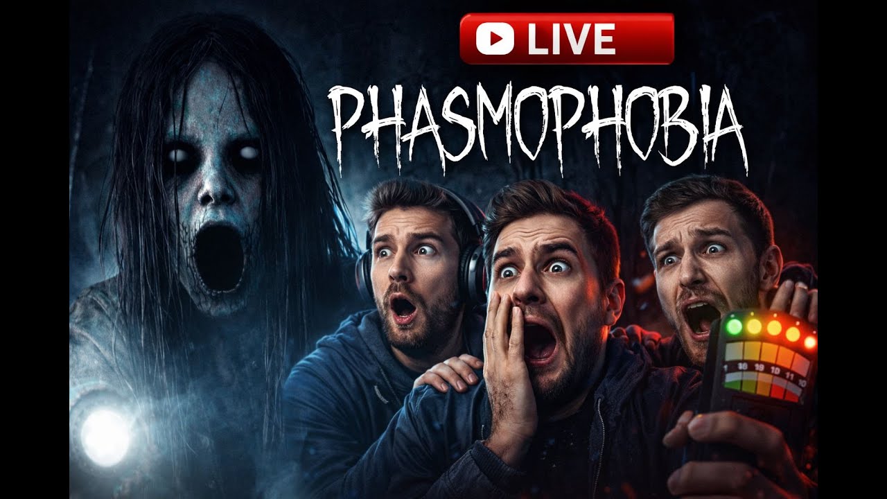 😮😮GHOST BUSTER BACK IN BUSINESS IN MOST HORROR GAME👻👻# PHASMOPHOBIA🔴