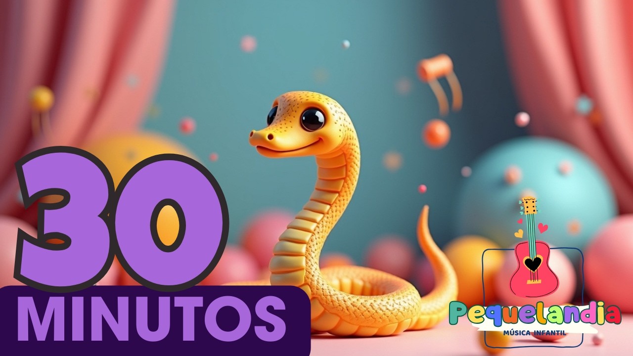 🎶🐍 Música Infantil | Serpientita Deslizante | Canciones Infantiles para Bailar y Aprender